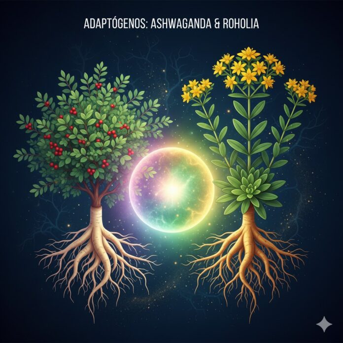 Adaptógenos para el Estrés (Ashwagandha y Rhodiola) adaptógenos ashwagandha rhodiola