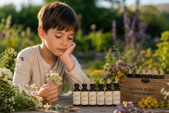 Flores de Bach para niños con ansiedad Flores de Bach para niños con ansiedad y bienestar emocional infantil