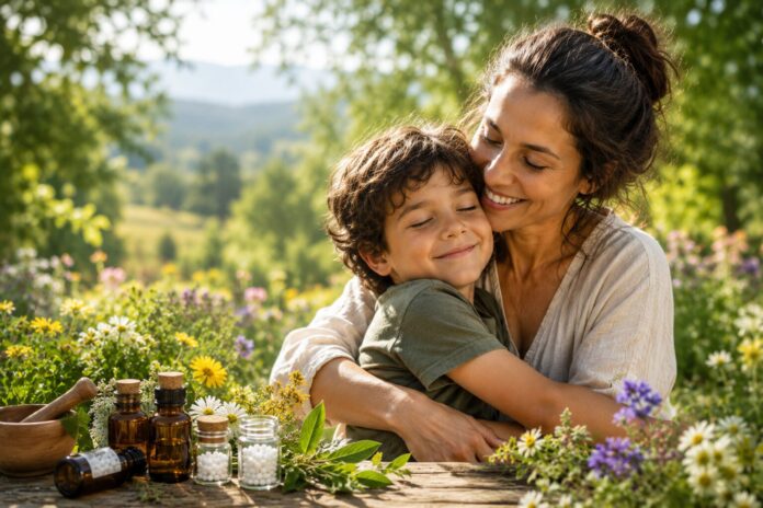 Los distintos tipos de homeopatía Farmacéuticos comparando distintos preparados homeopáticos en un laboratorio especializado.